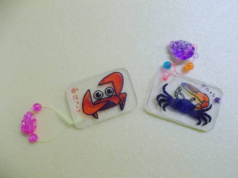 プラ板ストラップ 写真イメージ