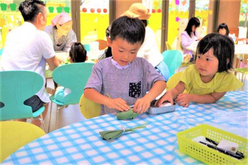 6/24 ちまき作りの様子