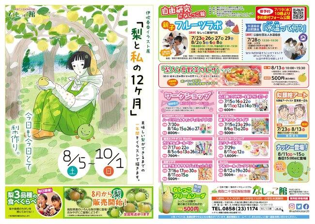 8/19、20、26、27 なしっこ館「てづくりワークショップ」